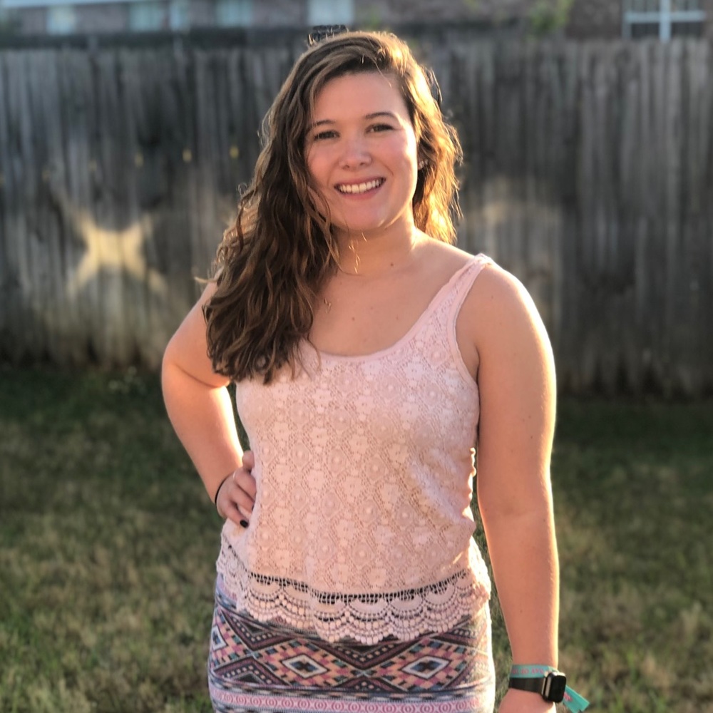 Lace front tank with lace trim by AEO